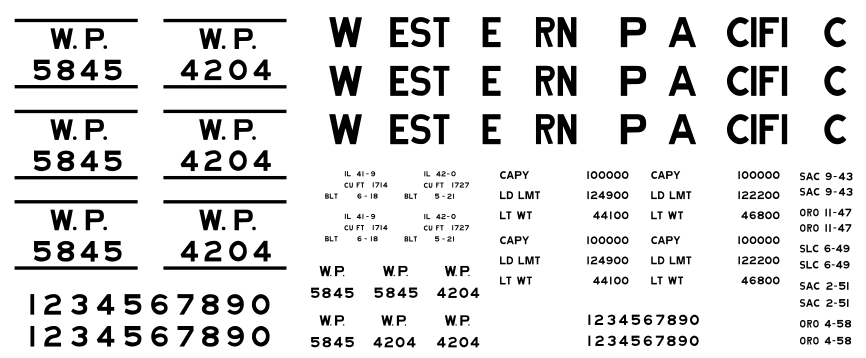 ゴンドラオブジェ Western Pacific — Shop — Bonsall Scale Carshops